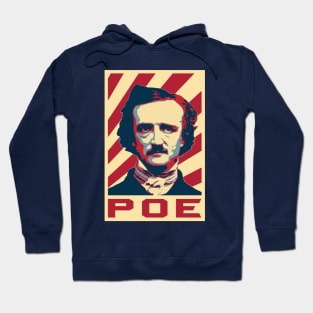 Edgar Allan Poe Retro Propaganda Hoodie